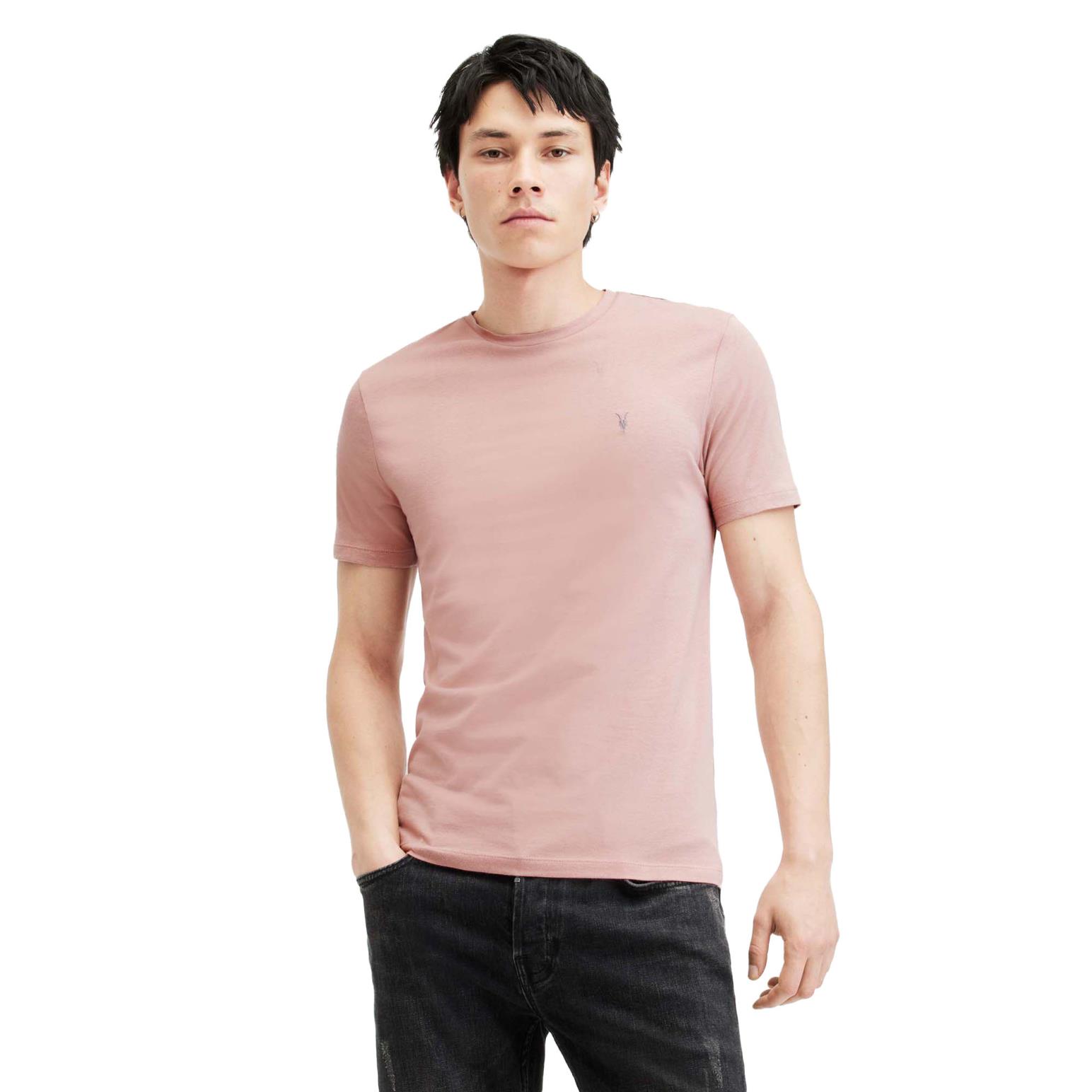 AllSaints Brace Brushed Cotton Crew Neck T-Shirt